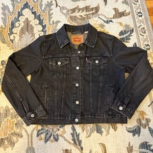Levi’s original trucker jacket washed black size XL